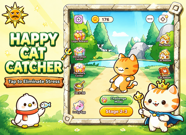 Happy Cat Catcher game preview